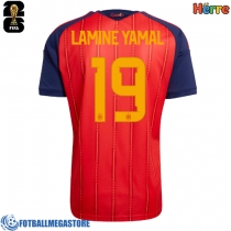 Fotballdrakt Herre Spania Lamine Yamal #19 Hjemmedrakt VM 2026 Kortermet